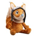 Anima Peluche Renard Petit Prince Aviateur